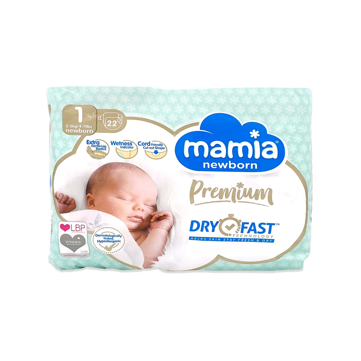 MAMIA Couches premium Newborn, taille 1