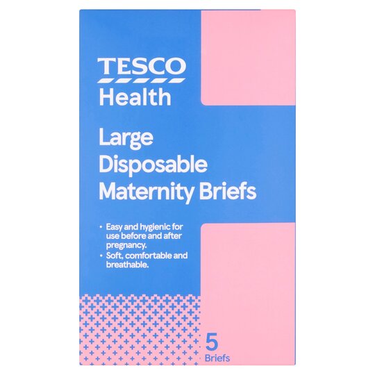Tesco Large disposable maternity briefs – Royal Mamas And Tots