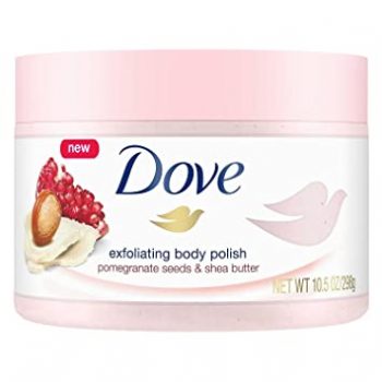 Exfoliating body scrub that removes dull, dry skin Deeply nourishes to restore skin's natural nutrients Formulated with 1/4 moisturizing cream Whipped texture with beautifully creamy coverage Burst of velvety macadamia and rice milk fragrance