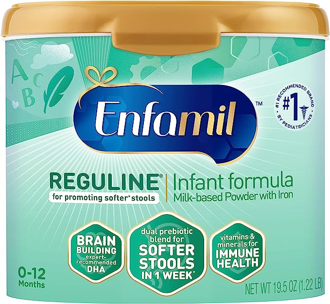 Enfamil Reguline Baby Formula, Designed for Soft, Comfortable
